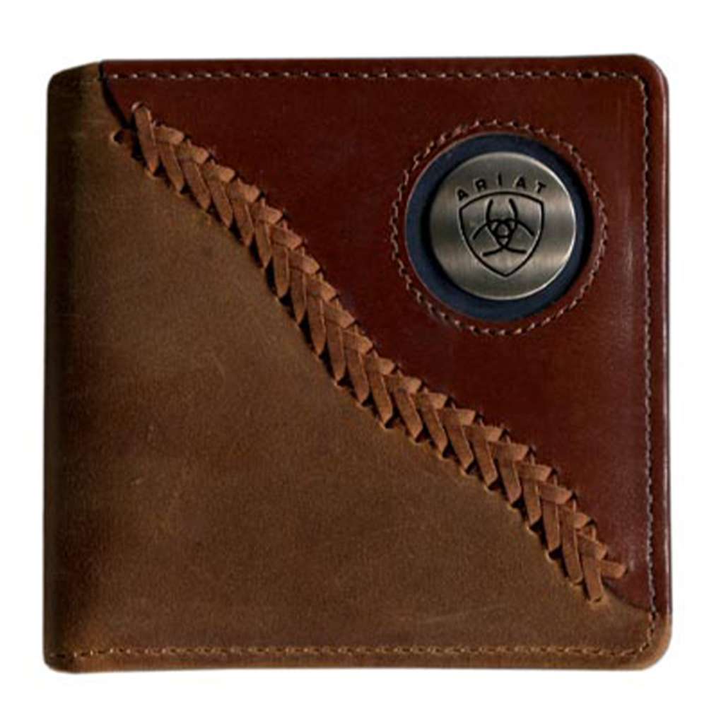 Ariat 2 Toned Stitched Bifold Wallet