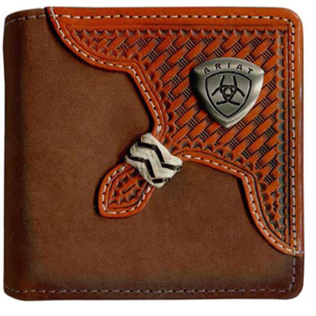 Ariat Basketweave Trifold Wallet