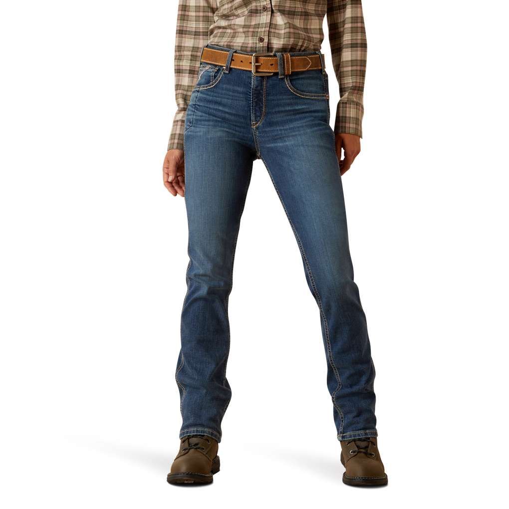 Ariat Ladies Rebar Riveter La Jolla Long High Rise Jeans