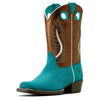 Ariat Kids Futurity Forth Worth Teal Suede/Gilded Mocha