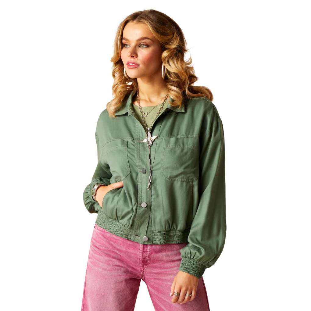 Ariat Ladies Edgerton Jacket Duck Green