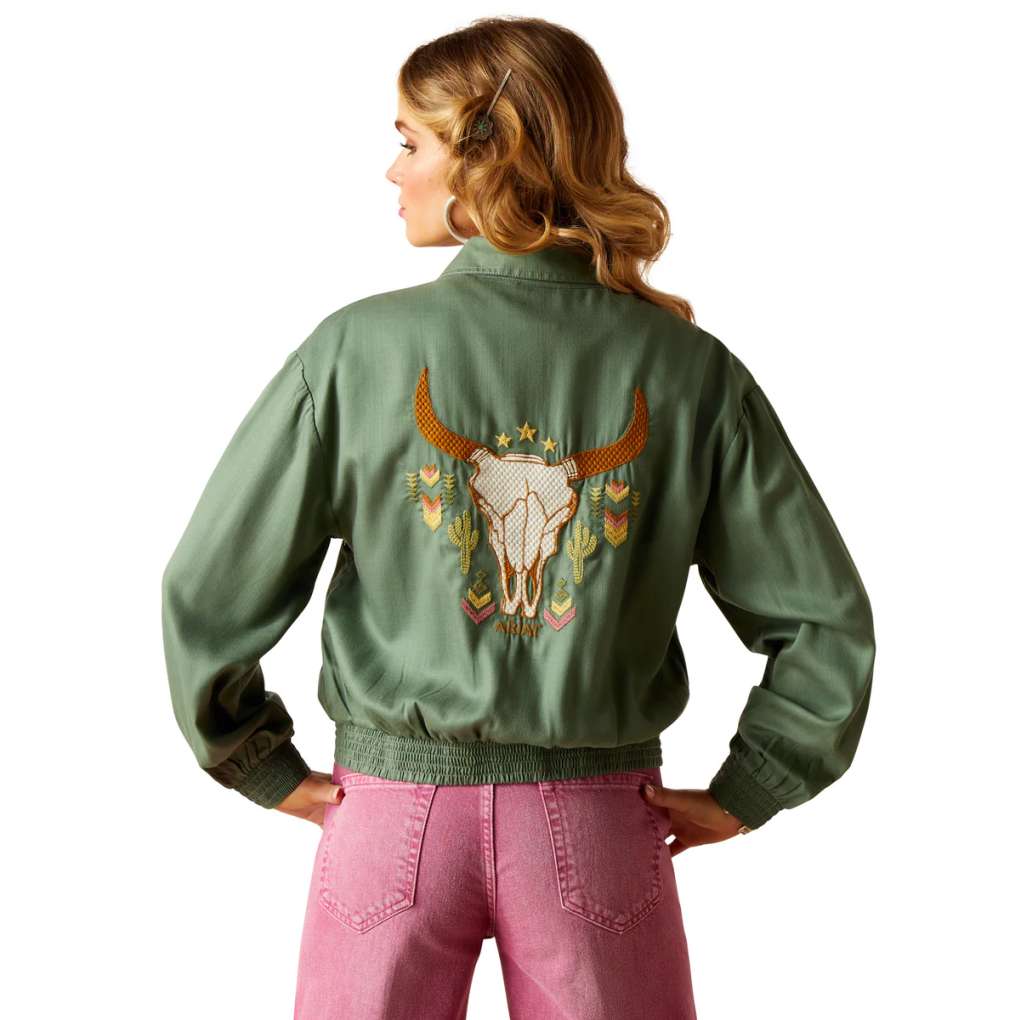 Ariat Ladies Edgerton Jacket Duck Green