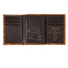 Ariat Trifold Floral Embossed Buckle Wallet