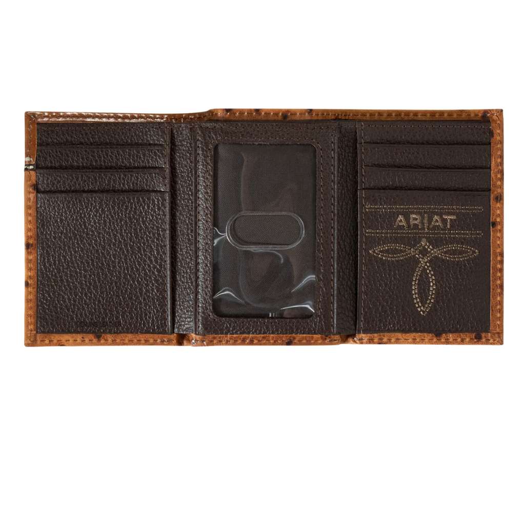 Ariat Trifold Basket Weave Wallet