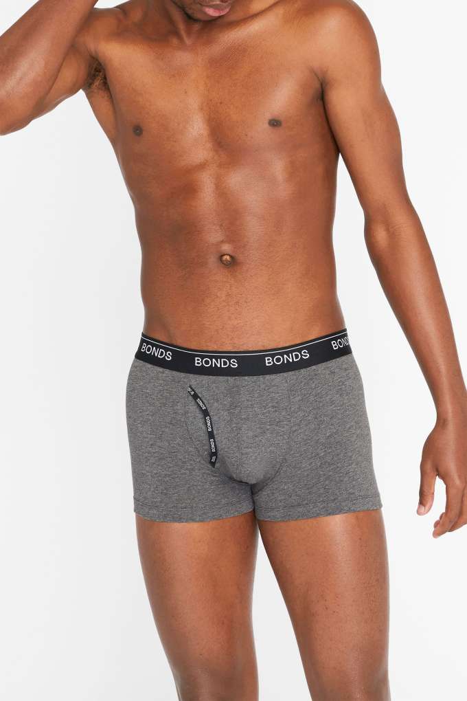 Bonds Guyfront Trunk Charcoal