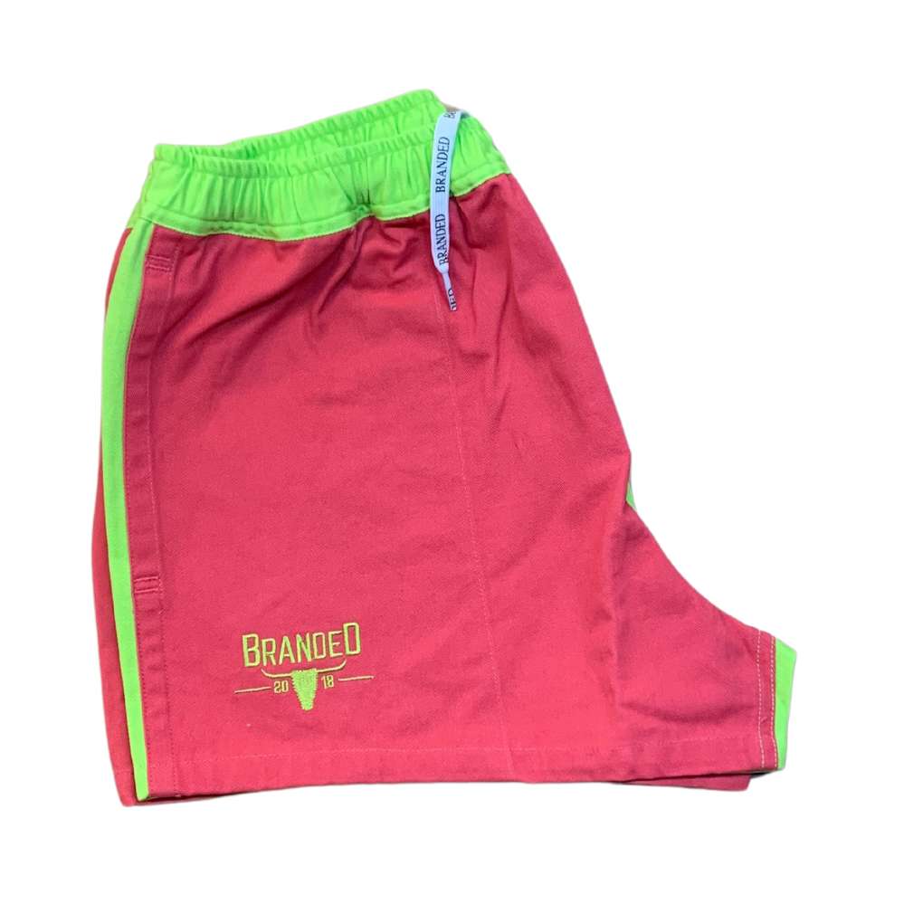 Branded Shorts Raspberry Lime