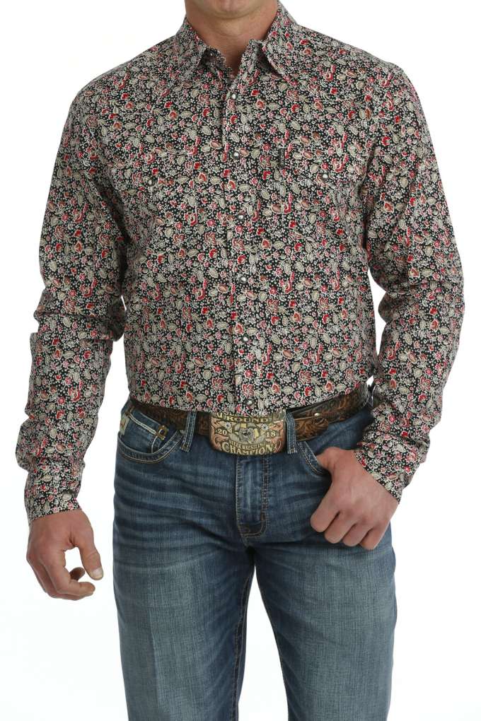 Cinch Mens Floral Modern MTW1303075 Shirt