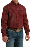 Cinch Mens Geo Print MTW1105724 Shirt