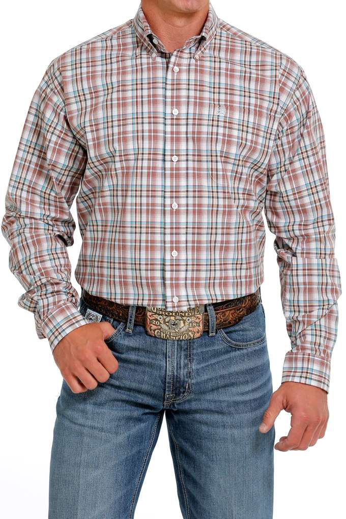 Cinch Mens Classic Plaid Shirt mtw1105612