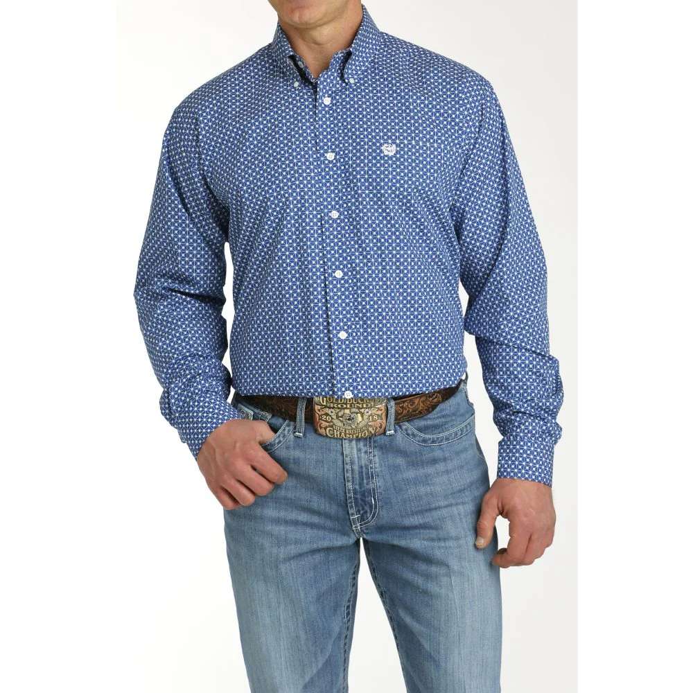 Cinch Mens MTW1105764 Star Shirt