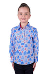 Hard Slog Kids Miv Hearts Half Placket Shirt