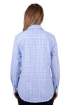 Hard Slog Ladies Rux Check Half Placket Shirt