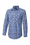 Ritemate Pilbara Mens Plaid Western Shirt