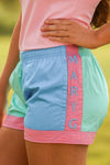 MaryG Old School Harlequin Panel Shorts