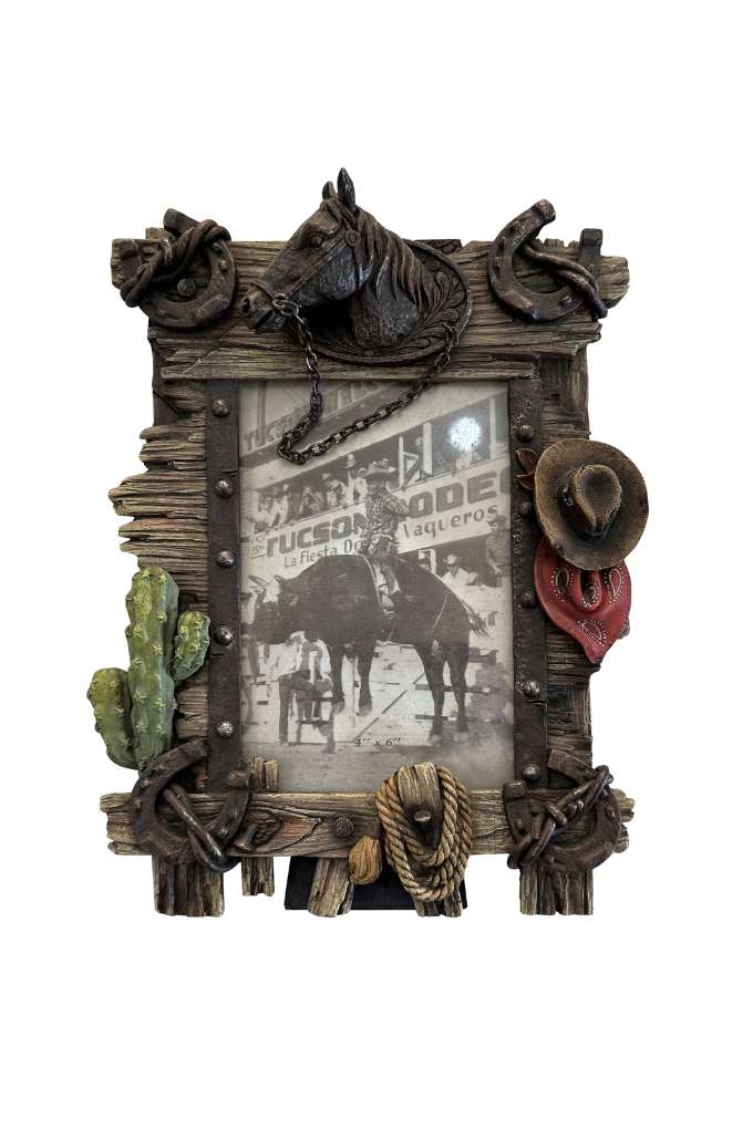 Pure Western Horseshoe Hats Picture Frame