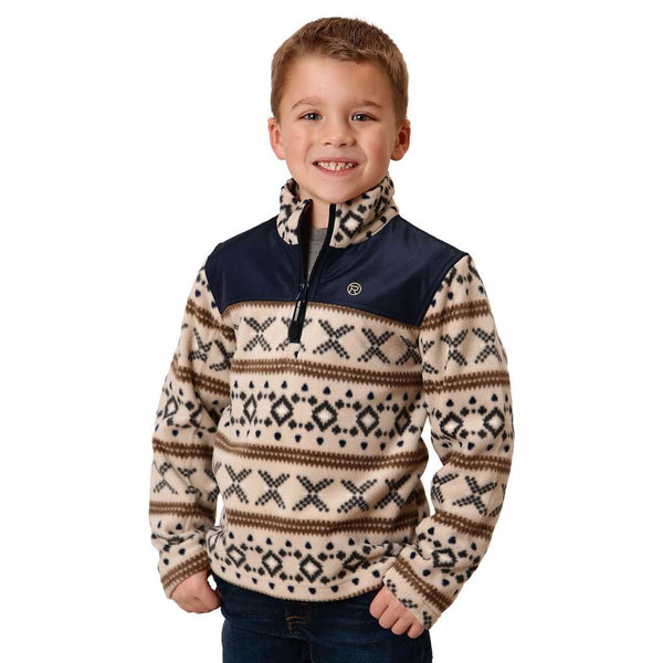 Roper Boys 97692663 Micro Fleece Pullover | The Top Saddlery