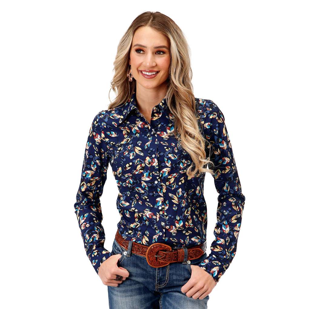 Roper Ladies Studio West Leaf Shirt