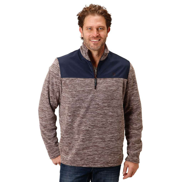 Roper Mens 97692164 Micro Fleece Pullover | The Top Saddlery