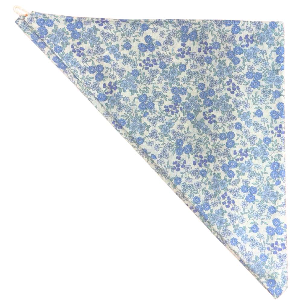 Rosie & Coco Scarf Sm Blue Floral