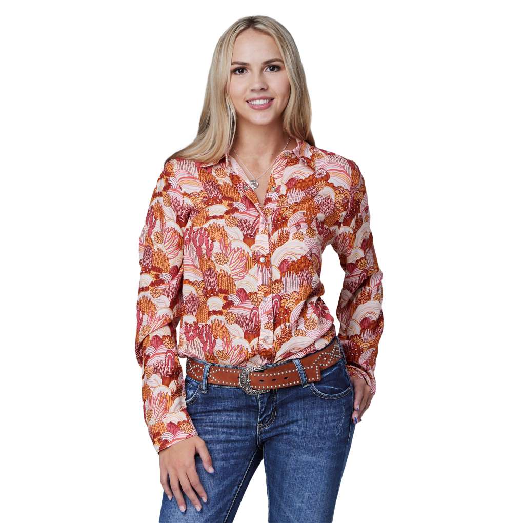 Roper Ladies 5 Star Groovy Cacti Shirt