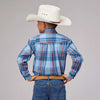 Roper Boys Amarillo Red/Blue Plaid 30378052 Shirt