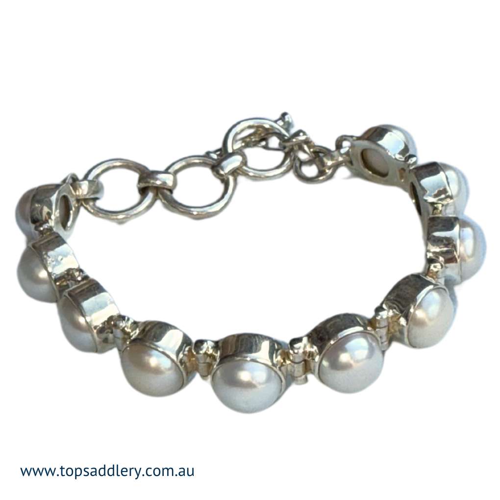 S&S Freshwater Pearl Fob Bracelet