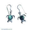 S&amp;S Paua Shell Turtle Drop Earrings