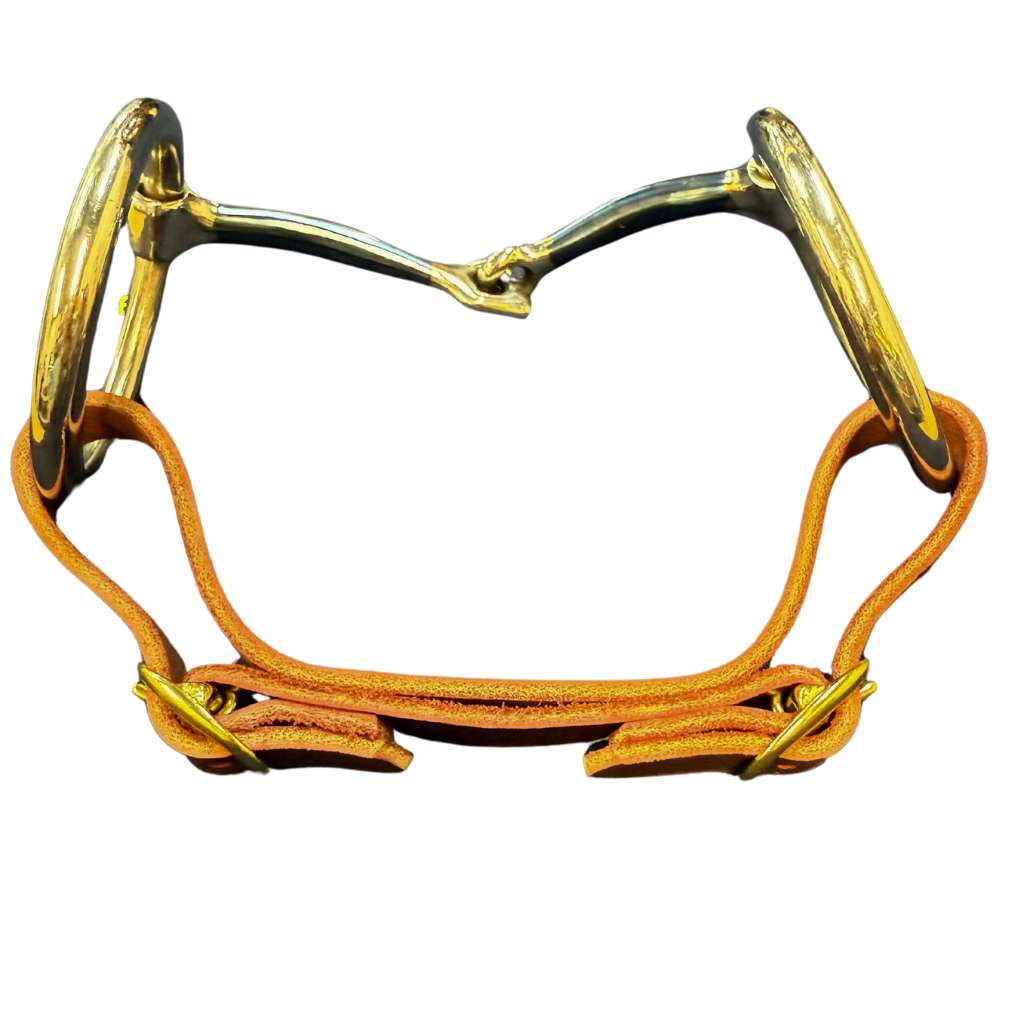 Tts Lip Strap Latigo Buckle End Brass