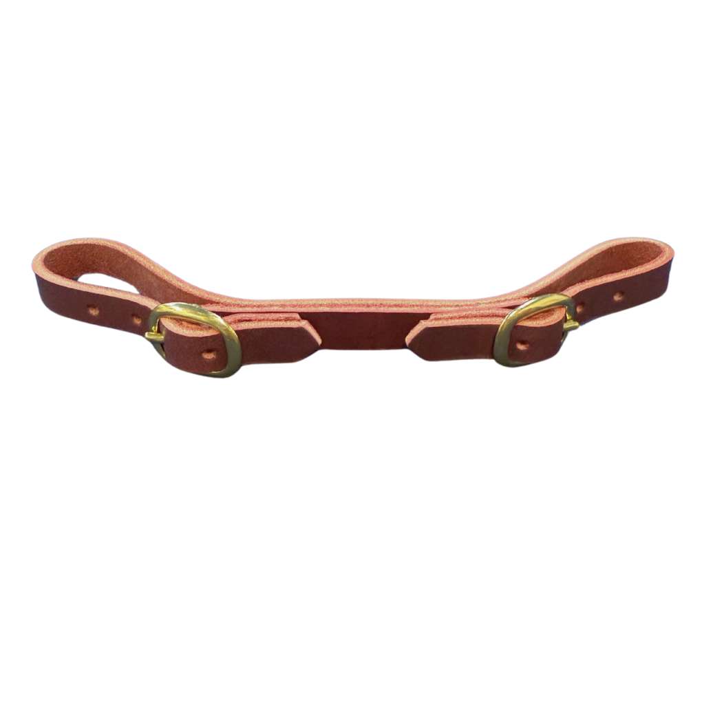 Tts Lip Strap Latigo Buckle End Brass