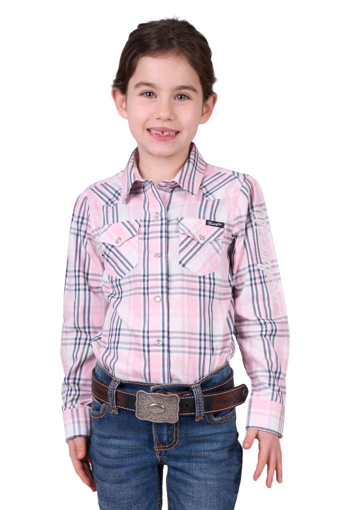 Wrangler Girls Phoebe Check Shirt