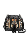 Wrangler Maya Aztec Bucket Bag Black