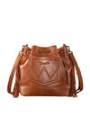 Wrangler Maya Aztec Bucket Bag Tan