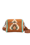 Wrangler Maya Aztec Crossbody Bag Tan