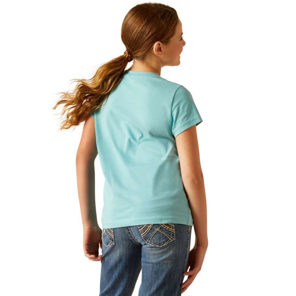 Ariat Girls Little Friend Tee Marine Blue