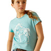 Ariat Girls Little Friend Tee Marine Blue