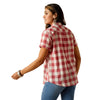 Ariat Ladies Billie Jean Short Sleeve Shirt Cherry Gingham