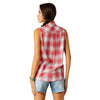 Ariat Ladies Billie Jean Sleeveless Shirt Fair Plaid