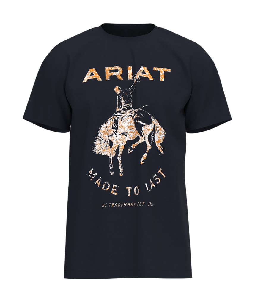 Ariat Mens Made To Last Bronco Tee