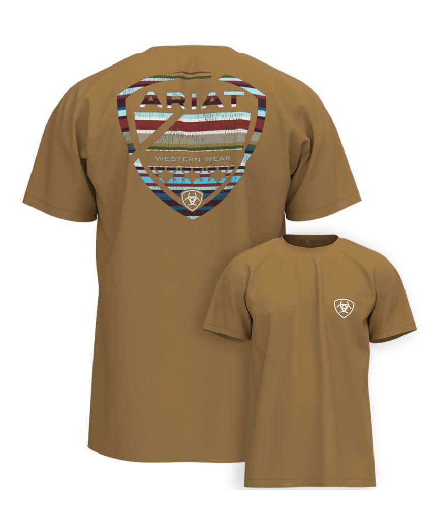 Ariat Mens Serape Seal Tee Harvest Gold