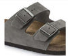 Birkenstock Arizona Desert Buck Whale Grey Nubuck Regular