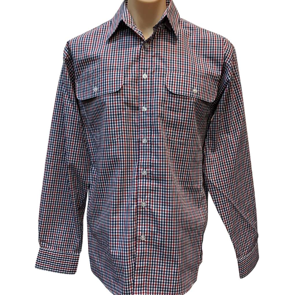 Bisley Mens BS70353 Small Check Poly/Cotton Shirt