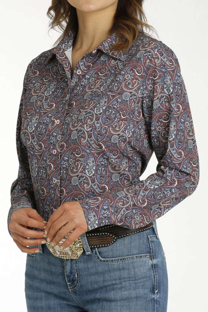 Cinch Ladies Paisley Arenaflex MSW9163024 Shirt