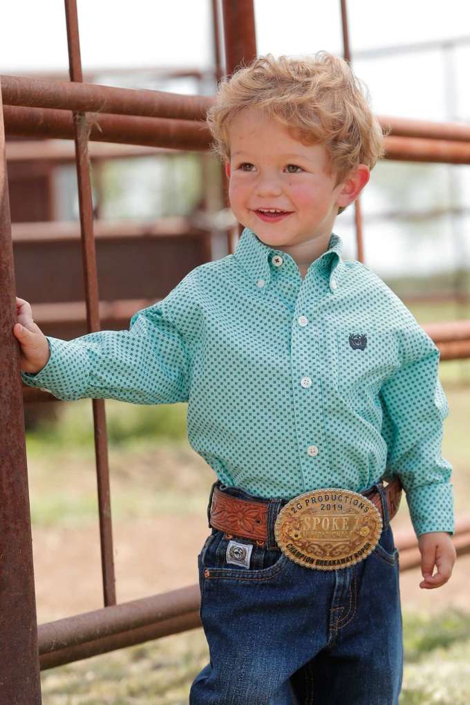 Cinch Infant Small Diamond Print MTW7062343 Shirt