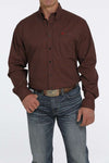 Cinch Mens Checkered Black Rust Shirt