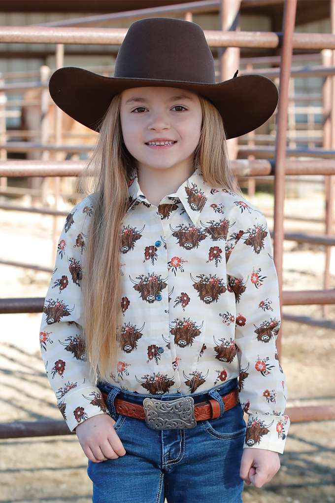 Cruel Girl Girls Highlander Western Shirt