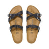 Birkenstock Franca Braided Black Oiled Leather Narrow