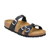 Birkenstock Franca Braided Black Oiled Leather Narrow