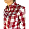 Grovers Ladies Amy Red Check Shirt