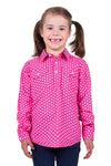 Hard Slog Kids Kelly Half Placket Shirt