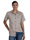 JCA Ladies Maggie F/B S/S Work Shirt